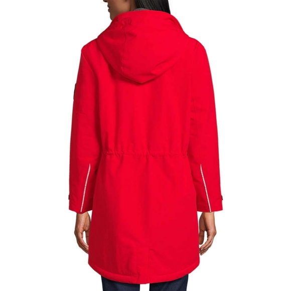 Lands End plus squall cherry red jacket - Picture 2 of 10
